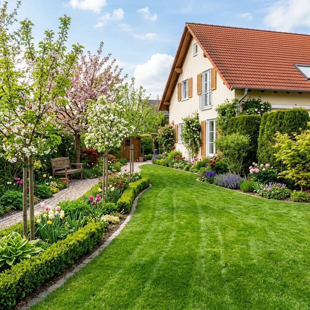 Gepflegter Garten in der Region Potsdam